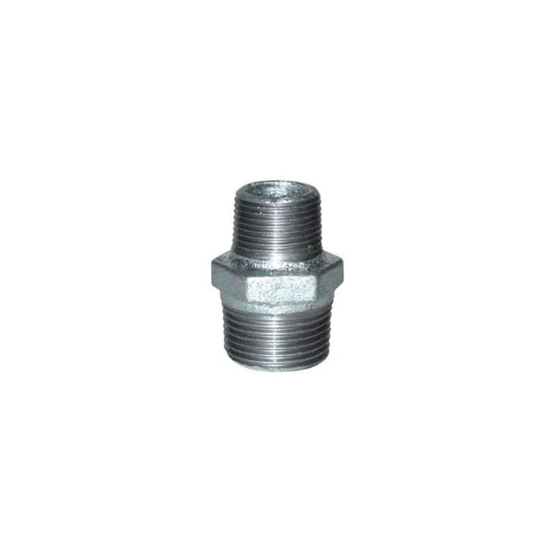 

Racor reducido 50x60 / 33x42, doble macho galvanizado