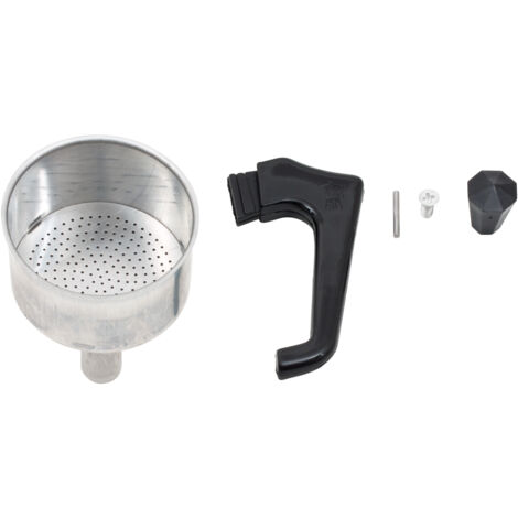 Pezzetti - Set poignée + entonnoir + bouton cafetière pezzetti 1 tasse