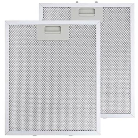pezzi 305 x 267 mm Filtro per cappa aspirante AEG, bianco, grande capacità di stoccaggio dell'olio, resistenza alle alte temperature, pezzo di ricambio a 5 strati