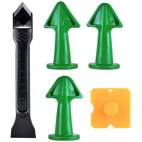 Kit 3 In 1 Per Silicone - Raschietto, Spatola E Applicatore Per Sigillanti - Foto 4