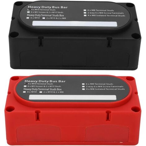 pezzi Barra di distribuzione di alimentazione universale a 4 pin da 300 A per batteria, adatta per auto, camper, yacht e barche a 1248 V