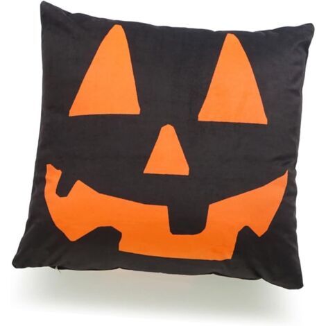 pezzi di cuscini decorativi in lino per divano con decorazioni di Halloween, federa stampata per divano, federa stampata per Halloween, federa per divano, 45×45 cm