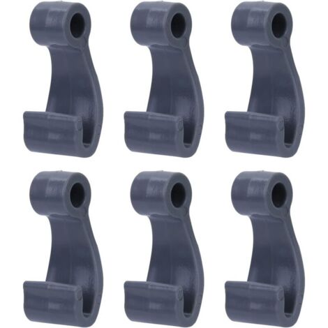 pezzi ganci a scatto in plastica per corde, ganci a forma di J per gommoni, zattere, coperture per barche da pesca, imbarcazioni marine, facili da usare, robusti ganci a J