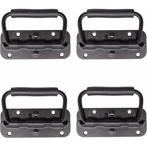pezzi maniglia per flight case, maniglia a molla per cassetta degli attrezzi, maniglia pieghevole a molla, maniglia di ricambio e installazione per cassette degli attrezzi o scatole portaoggetti