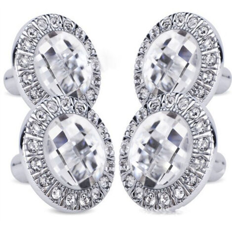 pezzi Pomello rotondo per porta da 30 mm con strass di cristallo scintillanti, maniglia per ante di mobili da cucina e cassetti, pomelli argento