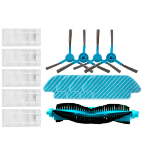 Pezzi ricambio tessuto mop filtro HEPA spazzola laterale rullo per Cecotec Conga 1690 Pro pezzi ricambio
