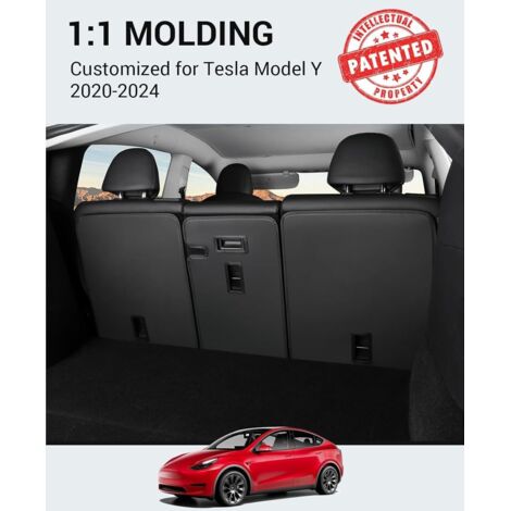 pezzi Tesla Model Y seconda fila sedili posteriori coprisedili tappetino per animali domestici per tutte le stagioni per Model Y 5 posti 2024-2021
