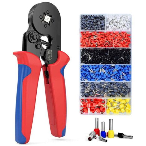 pezzo HCS8 6-4/6-6 Pinza per crimpare terminale tubo europeo pinza per crimpare strumento per pressatura a freddo -