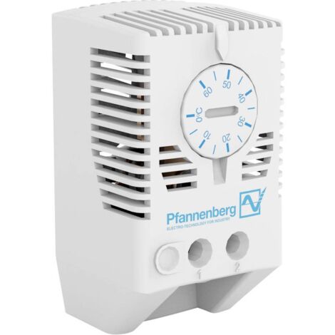 Pfannenberg Termostato quadro di comando FLZ 530 THERMOSTAT 0..+60°C 240 V/AC 1 NA (L x L x A) 36 x 40 x 72 mm 1 pz.