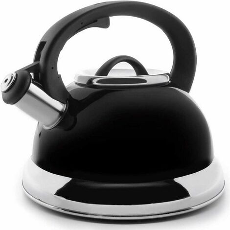 Pfeifkessel Lacor, Schwarz - 2,5 Liter