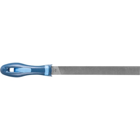 PFERD 11232206 Feilraspel Flachstumpf Kreuzhieb 1/Raspelhieb 1 inkl. Ergonomie-Feilenheft  Länge 200