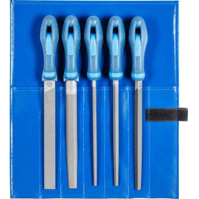 Pferd - 11800531 Kit di lime da officina a punta 1 in borsa a rullo in pvc Lunghezza 200 mm 1 pz.