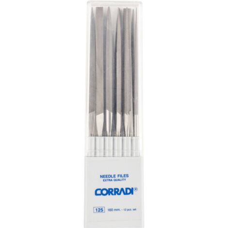 PFERD 12325163 Kit lime ad ago CORRADI taglio svizzero 1 in scatola di plastica Lunghezza 160 mm 1 pz.