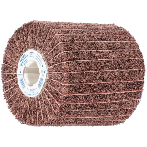 PFERD 44641108 Rouleau abrasif en feutre Polinox PNZ Ø 100 x 100 mm rainure 19 mm A 80/M pour un ponçage et une finition de précision 100 mm 1 pc(s Y182522