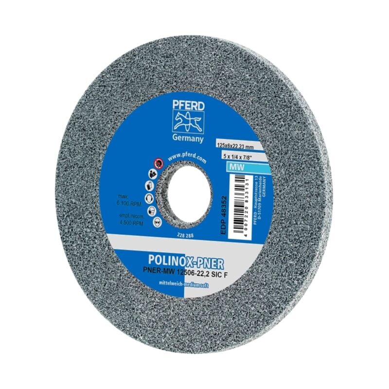 Pferd - werkzeug 44691452 polinox®-kompaktschleifräder pner-mw 12506-22.2 c fein