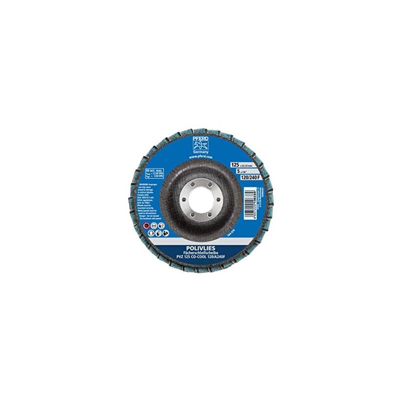 44695113 disque à lamelles en plastique non-tissé pvz ø 115 mm largeur 18 mm diamètre de perçage 22,23 mm - Pferd