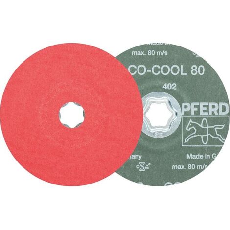 PFERD 64193108 Disque en fibre de verre en céramique COMBICLICK Ø 125 mm CO-COOL 80 pour acier inoxydable Diamètre 125 mm Y187262