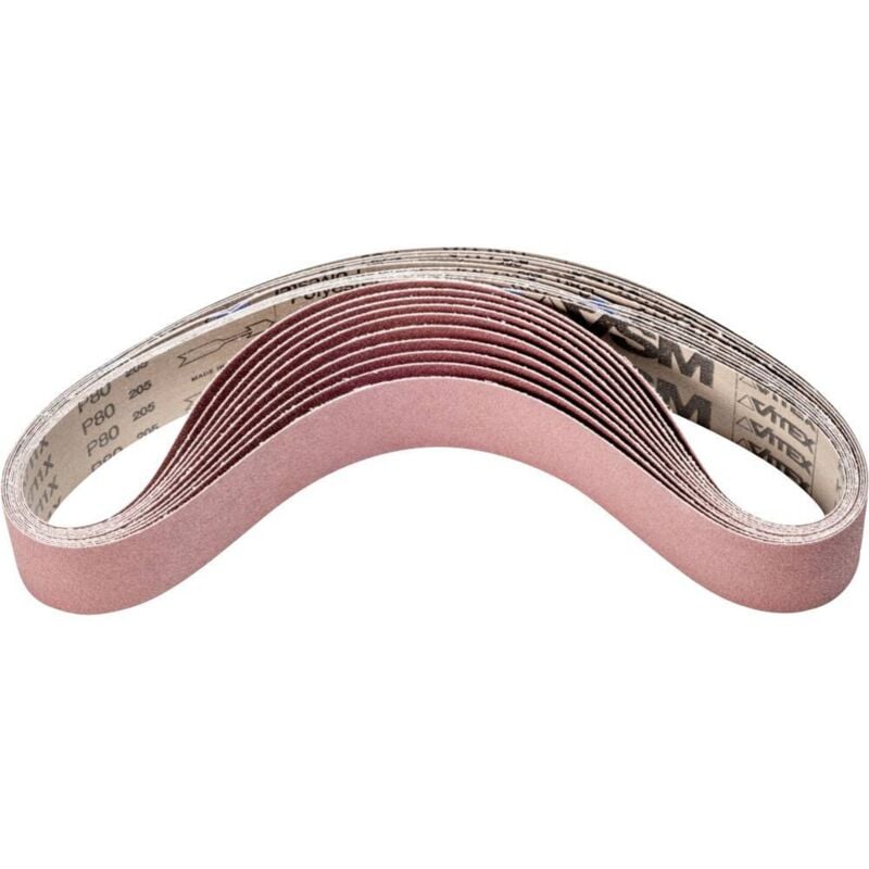 Ba 50/1000 x a 80 45005558 Bande de ponçage Grain 80 (l x l) 1000 mm x 50 mm 10 pc(s) - Pferd