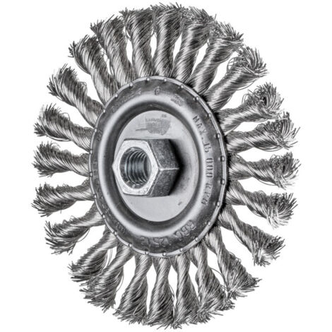 PFERD Brosse ronde, nouée POS RBG 12512/M14 INOX 0,35