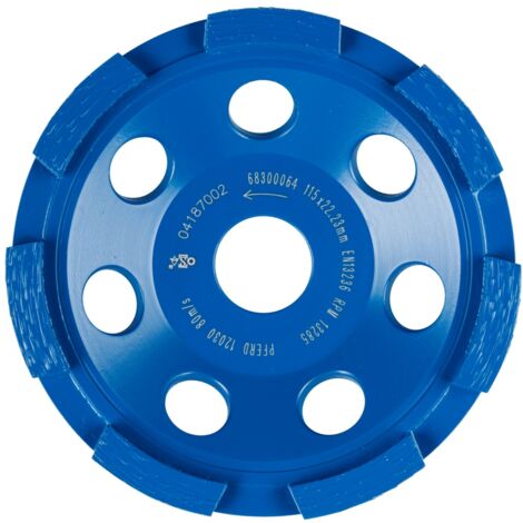 PFERD Diamant-Teller DCW 1R PSF 115x6x22,23 mm zum egalisieren von Beton und Estrich