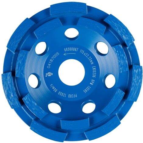 PFERD Diamant-Teller DCW 2R PSF 115x6x22,23 mm zum egalisieren von Beton und Estrich