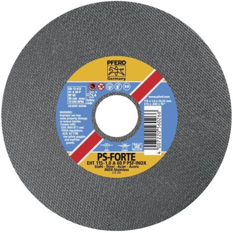 PFERD DISCO CORTE ACERO PLANO 1251.222 PSF