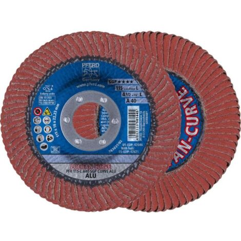 PFERD disco lija pfr 115-a40 56p.curve alu. 67689048 , Disco Lija Pfr 115-A40 56P.Curve Alu. 67689048 de la marca Pferd.