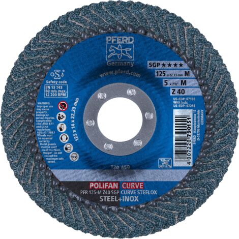 Pferd Disco Polifan Pfr 125 Z 40 Sgp Curve