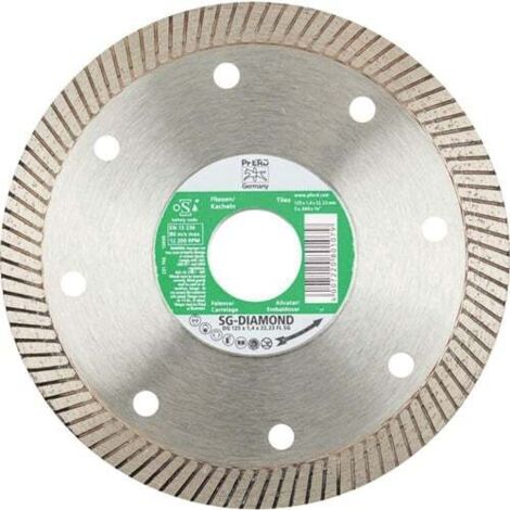 PFERD Disque à tronçonner diamanté D.125mm perçage.22,23mm 1.4mm 8mm - 68000032