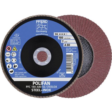 PFERD Disque Polifan 180-22 A Grain 80 67708185
