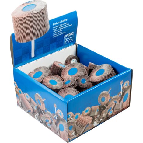 PFERD Fächerschleifer-Set FSO 5400 Ø 40 bis 80mm Breite 15 bis 40mm Körnung 60 bis 150