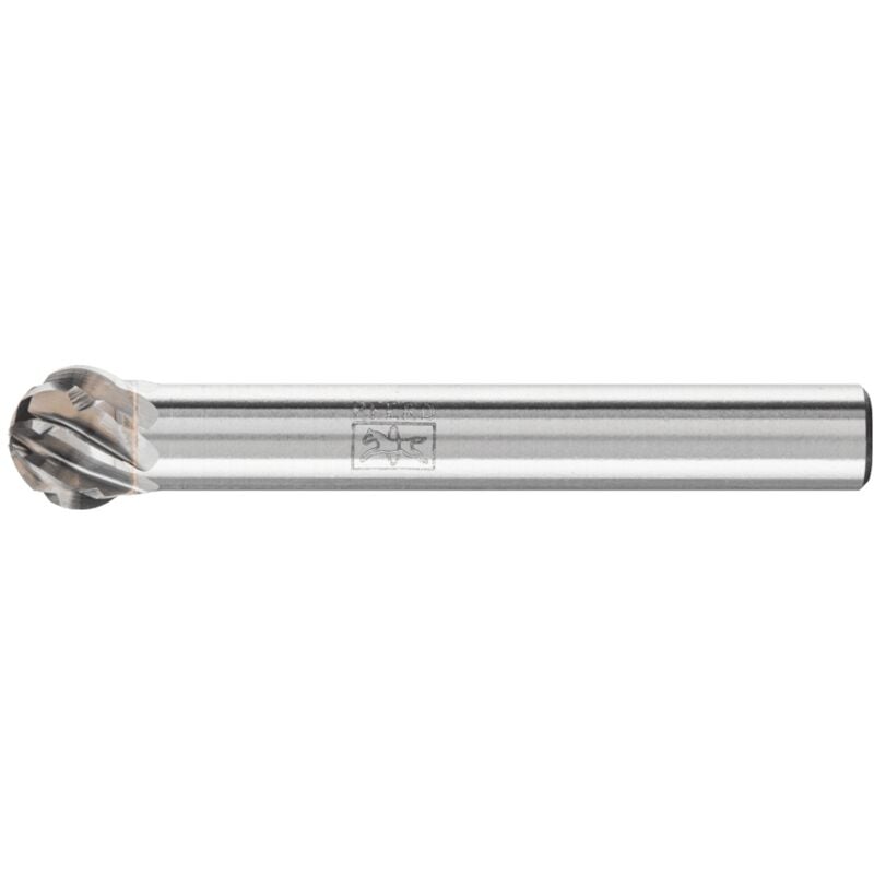 Pferd - Hartmetall Hochleistungsfrässtift steel Kugel kud ø 08x07 mm Schaft-Ø 6 mm für Stahl