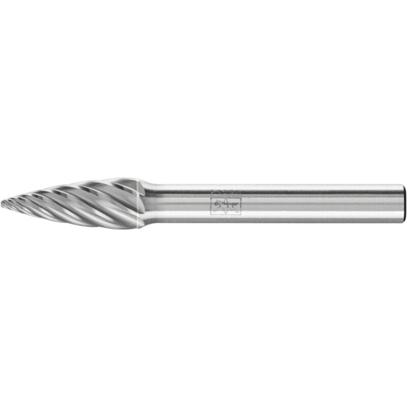 Pferd - Hartmetall Hochleistungsfrässtift inox Spitzbogen spg ø 08x20mm Schaft-Ø 6 mm für Edelstahl