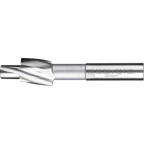 PFERD FRAISE PLATE HSS AVEC TOURILLON DE GUIDAGE Ø 20,0 MM, TIGE Ø 12,5 MM, DIN 373 25203120 - POUR TROUS FILETÉS