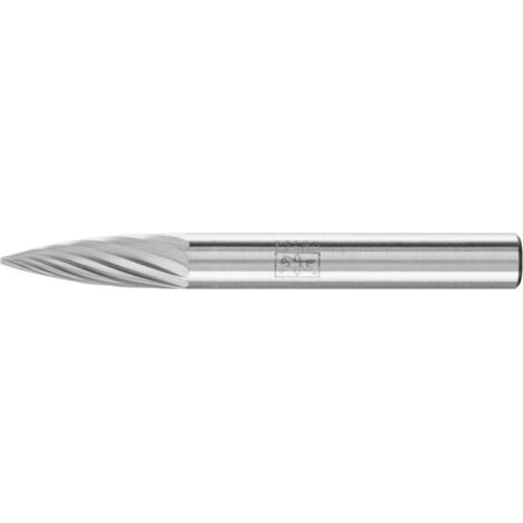PFERD Hartmetall Frässtift Spitzbogen SPG Ø 06x18 mm Schaft-Ø 6 mm Z3 universal mittel