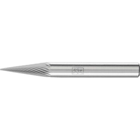 PFERD Hartmetall Frässtift Spitzkegel SKM Ø 06x18 mm Schaft-Ø 6 mm Z5 universal fein