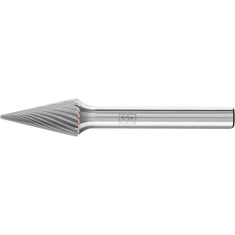 PFERD Hartmetall Frässtift Spitzkegel SKM Ø 10x20mm Schaft-Ø 6 mm Z3 universal mittel