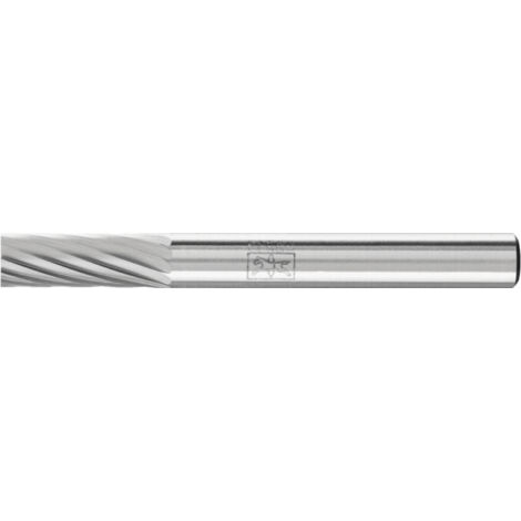 PFERD Hartmetall Frässtift Zylinder ZYA Ø 06x16 mm Schaft-Ø 6 mm Z3 universal mittel