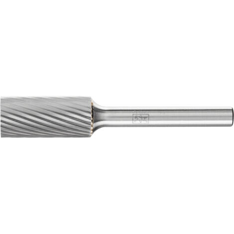 PFERD Hartmetall Frässtift Zylinder ZYA Ø 12x25 mm Schaft-Ø 6 mm Z3 universal mittel