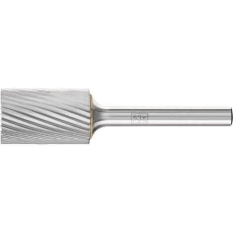 PFERD Hartmetall Frässtift Zylinder ZYAS stirnverzahnt Ø 16x25 mm Schaft-Ø 6 mm Z3 universal mittel