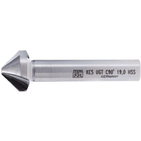 PFERD HSS Kegel-und Entgratsenker UGT 90° Ø 19 mm Schaft-Ø 10 mm DIN 335 C mit Ungleichteilung