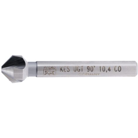 PFERD HSSE Co5 Kegel-und Entgratsenker 90° Ø 10,4 mm Schaft-Ø 6 mm DIN 335 C mit Ungleichteilung