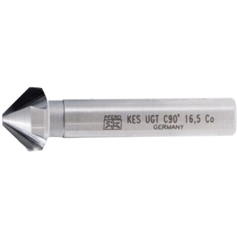 PFERD HSSE Co5 Kegel-und Entgratsenker 90° Ø 16,5 mm Schaft-Ø 10 mm DIN 335 C mit Ungleichteilung