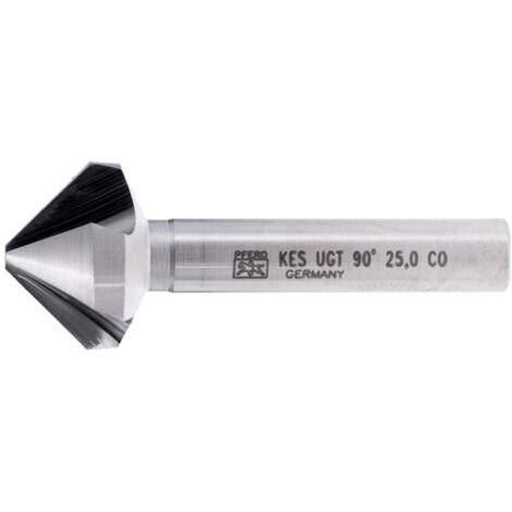 PFERD HSSE Co5 Kegel-und Entgratsenker 90° Ø 25 mm Schaft-Ø 25 mm DIN 335 C mit Ungleichteilung