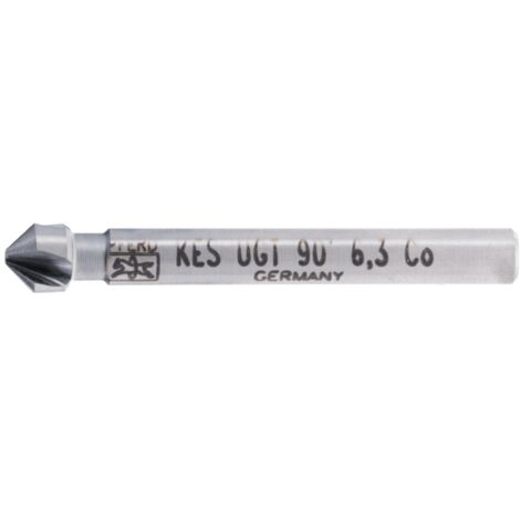 PFERD HSSE Co5 Kegel-und Entgratsenker 90° Ø 6,3 mm Schaft-Ø 5 mm DIN 335 C mit Ungleichteilung