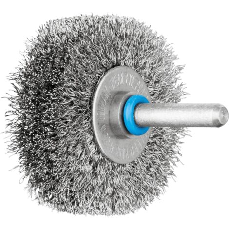 PFERD INOX-TOTAL Rundbürste ungezopft RBUIT Ø50x15 mm Schaft-Ø6 mm Edelstahl-Draht-Ø0,20