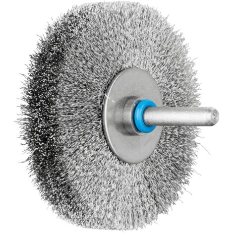 PFERD INOX-TOTAL Rundbürste ungezopft RBUIT Ø70x15 mm Schaft-Ø6 mm Edelstahl-Draht-Ø0,15