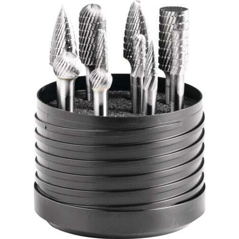 PFERD Jeu de fraises rotatives queue Ø 6 mm denture 3 10 pièces - 21900500