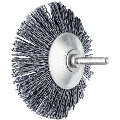 PFERD Kegelbürste ungezopft KBU Ø 95x10mm Schaft-Ø 6 mm Keramik-Filament-Ø 1,10mm Korn 120