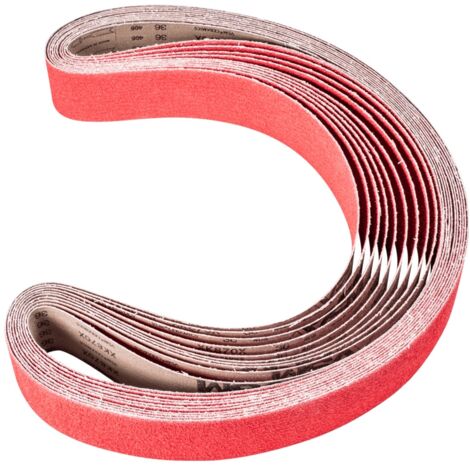 PFERD Keramikkorn Schleifband BA 75x2000mm CO-COOL36 für Edelstahl-Schliff mit Bandschleifer